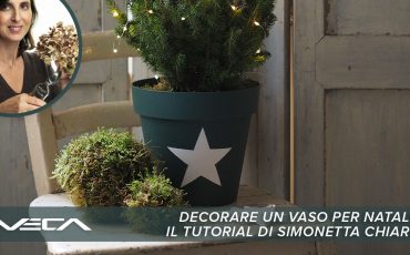 Decorare un vaso per Natale