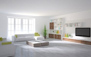 LA LINEA LIVING IN  UN ARREDAMENTO MINIMAL