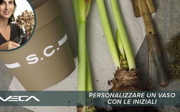 Personalizzare un vaso con le iniziali